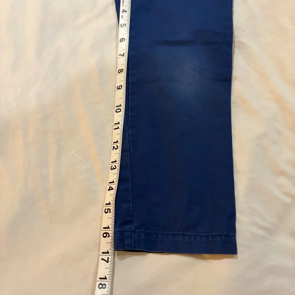 Polo Ralph Lauren Boys Navy Blue Cotton Chino Pants Size 4 Straight Leg Trousers
